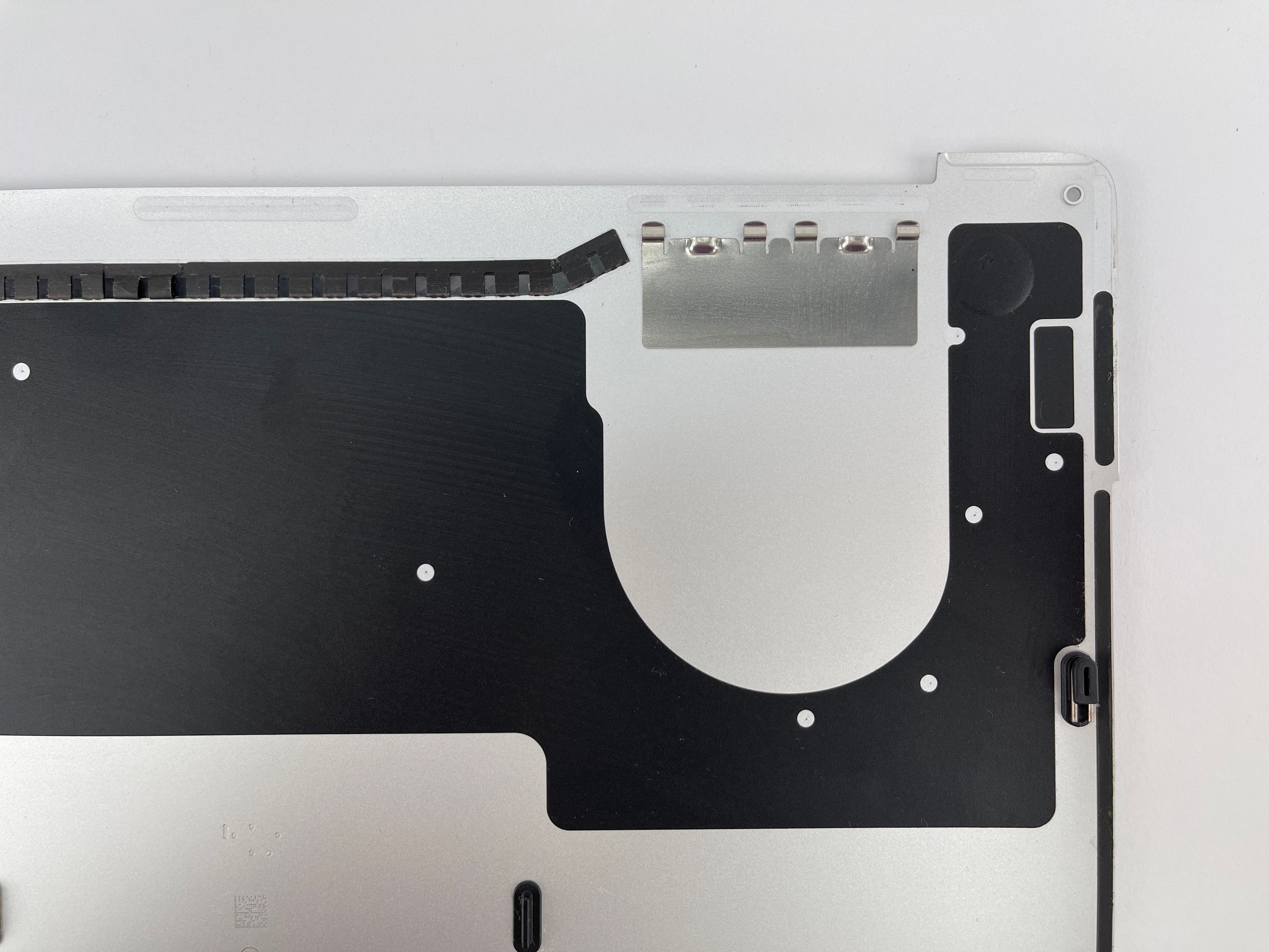 Apple MacBook Pro 13" A1706 2016 2017 Silber Bodenplatte