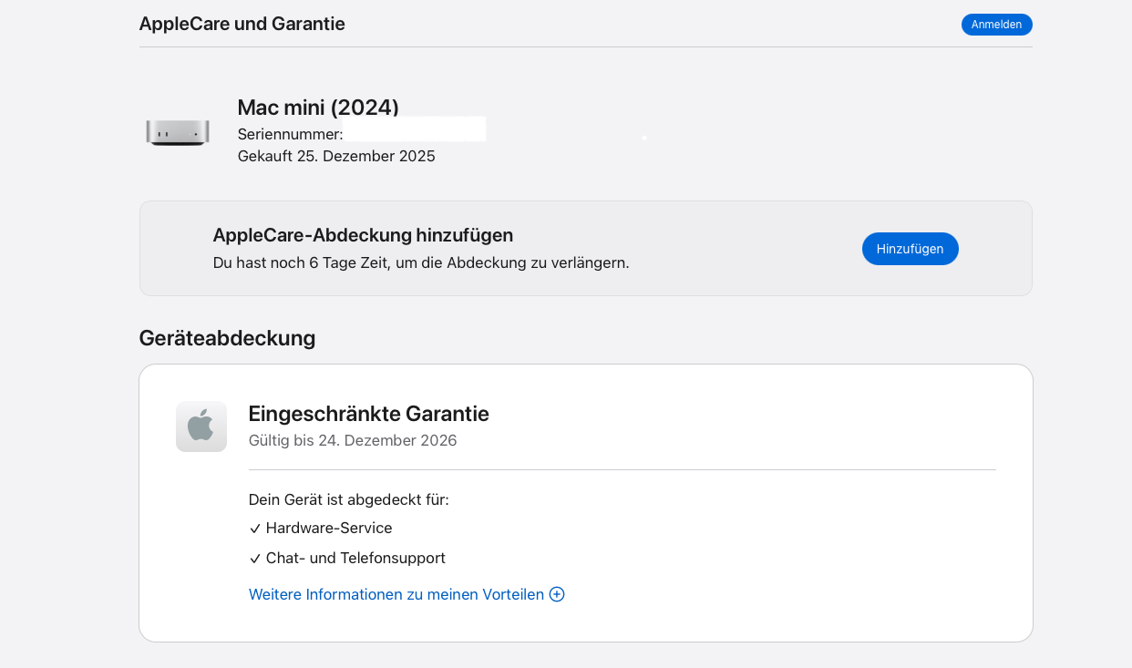 Apple Mac mini (2024) M4 10-Core GPU Silber