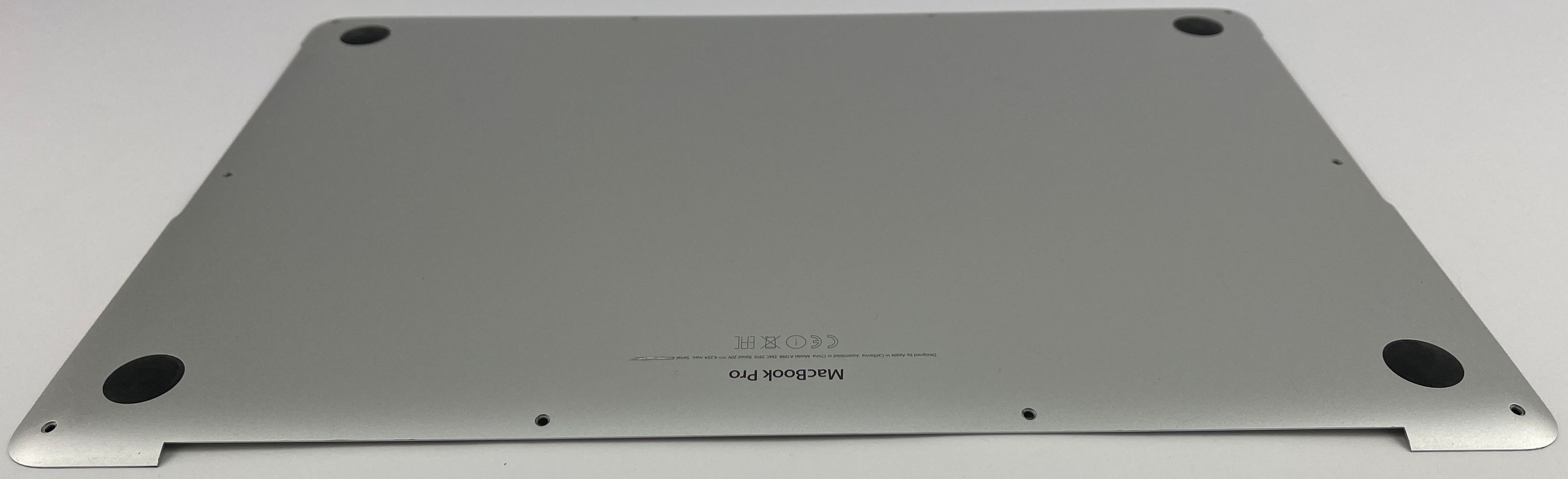 Apple MacBook Pro 15" A1398 Ende 2013 - 2015 Silber Bodenplatte