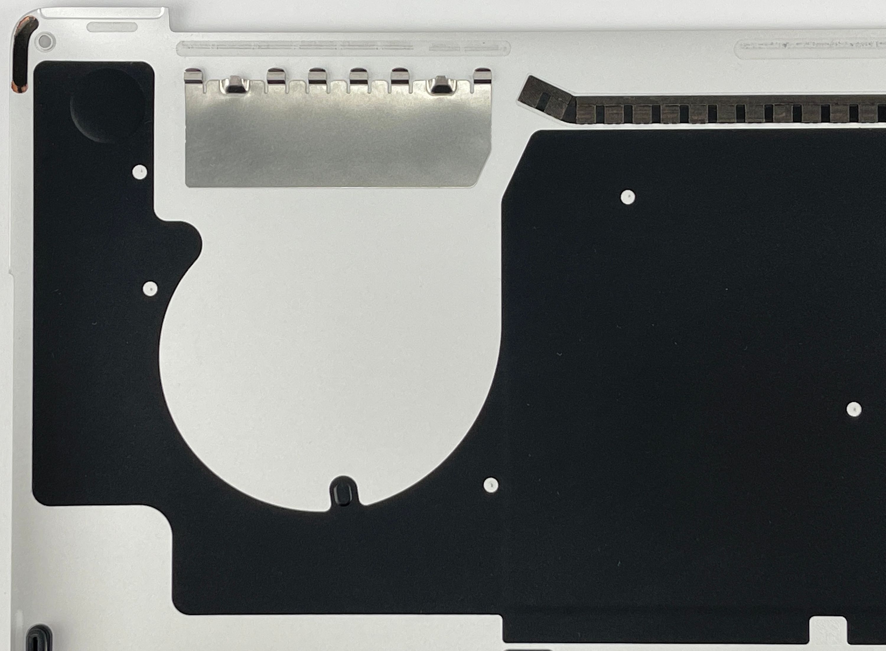 Apple MacBook Pro 15" A1990 2018 - 2019 Silber Bodenplatte