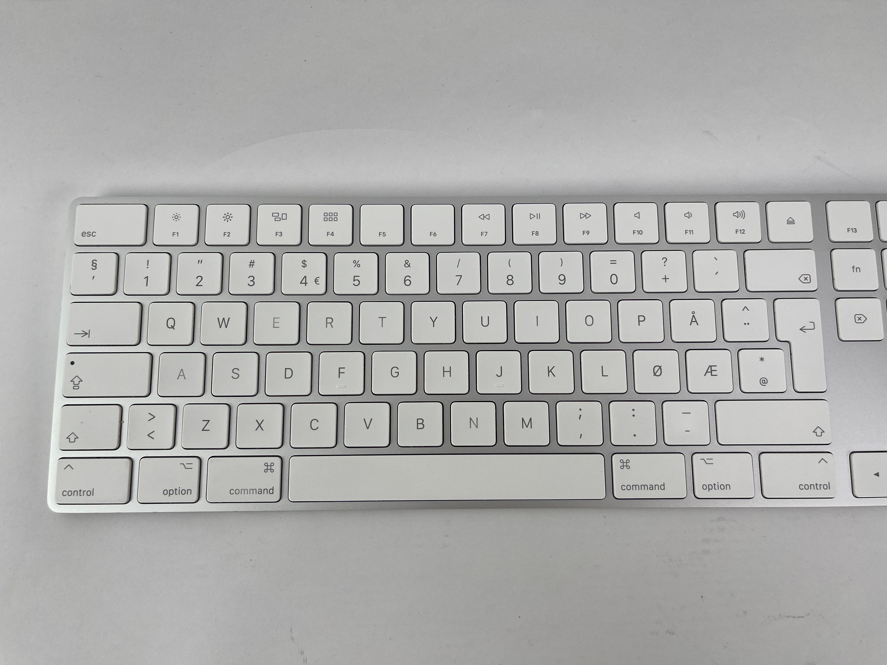 Apple Wireless Keyboard A1843 Ziffern QWERTY norwegisch