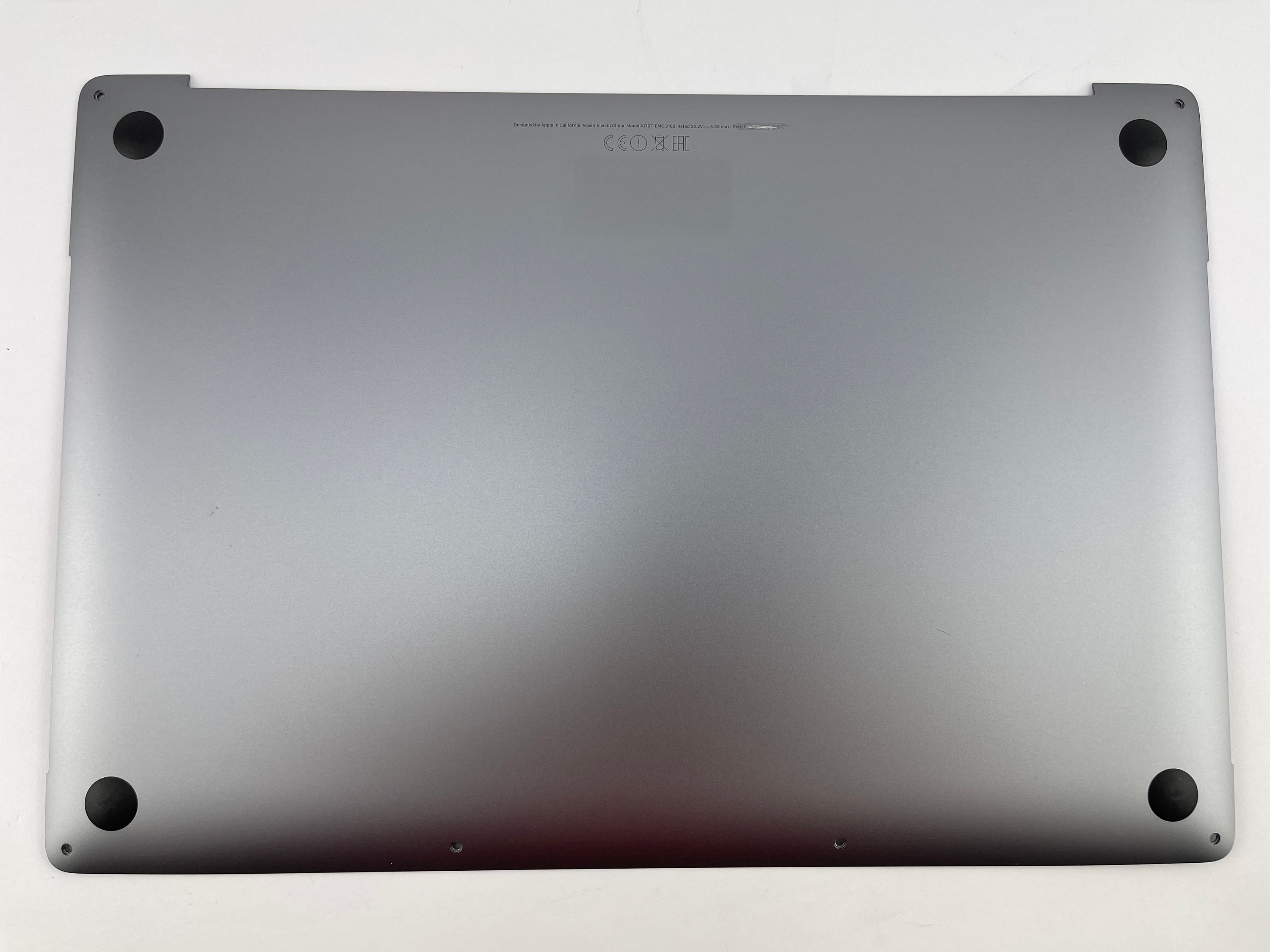Apple MacBook Pro 15" A1707 2016 - 2017 Space Grau Bodenplatte 