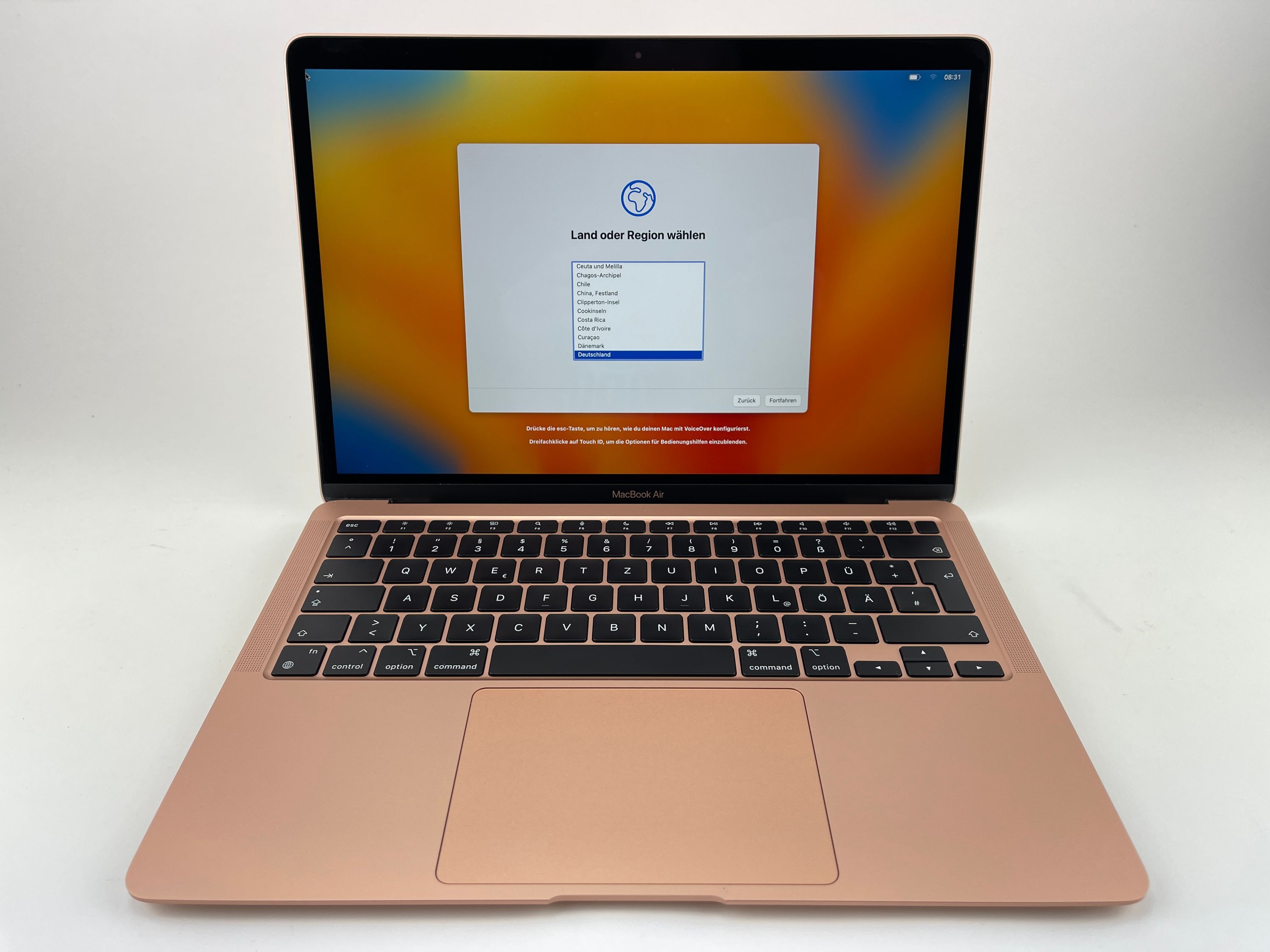 Apple MacBook Air 13" (2020) M1 8-Core - Gold