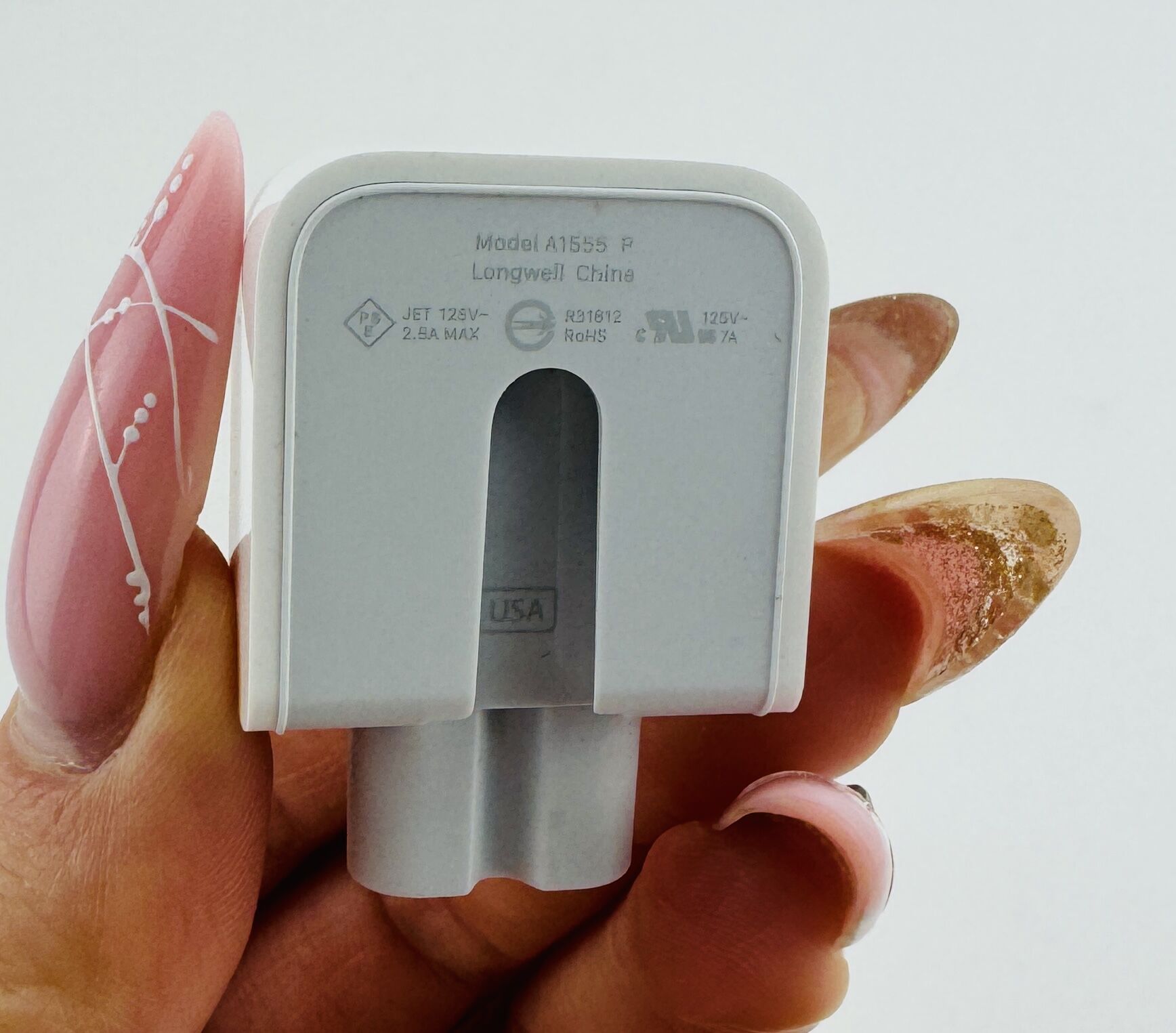 441x Apple Duck Head US Adapter Reise Stecker MacBook Pro Air A1555 125V 7A