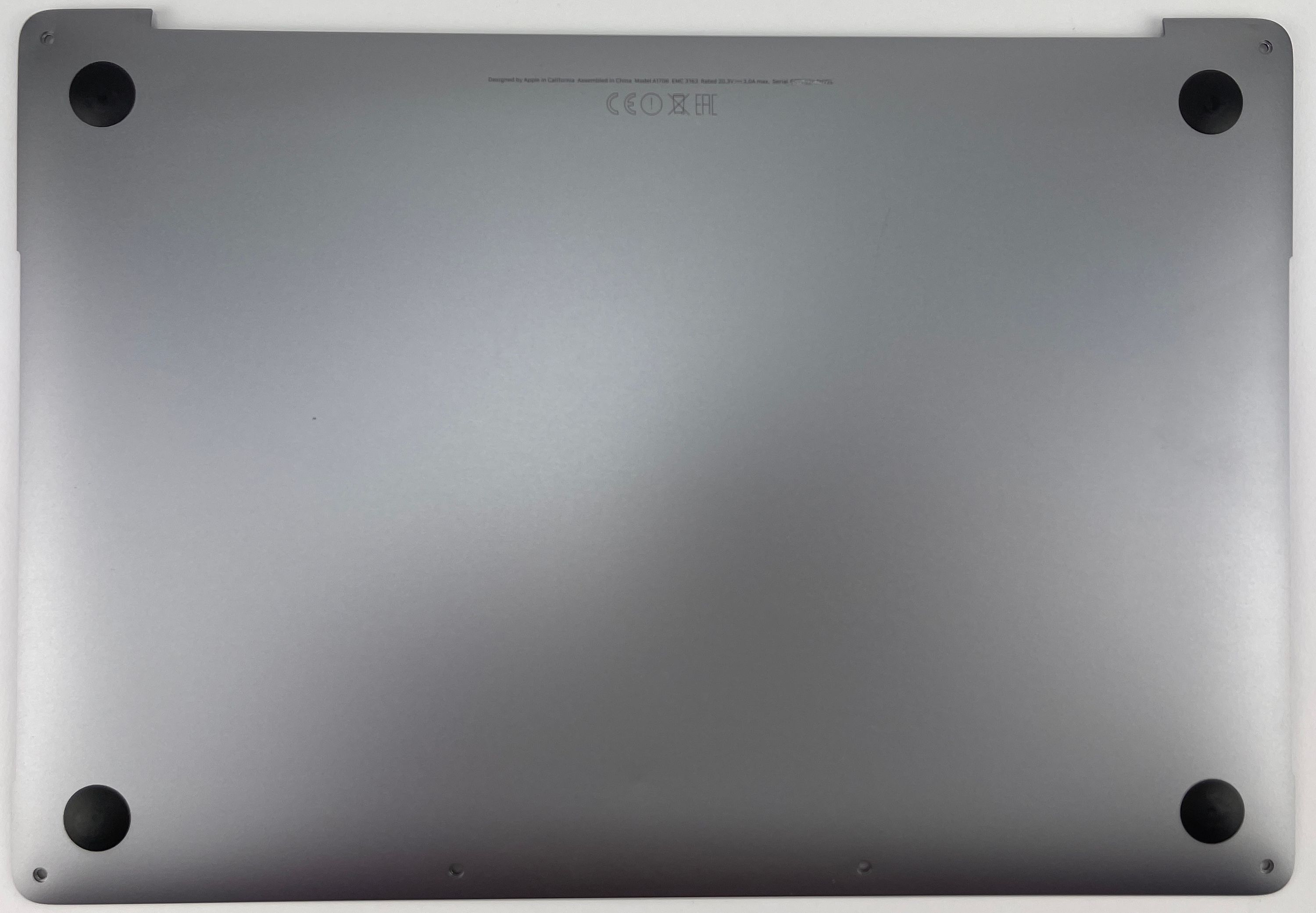 Apple MacBook Pro 13" A1706 2016 2017 Space Grau Bodenplatte 