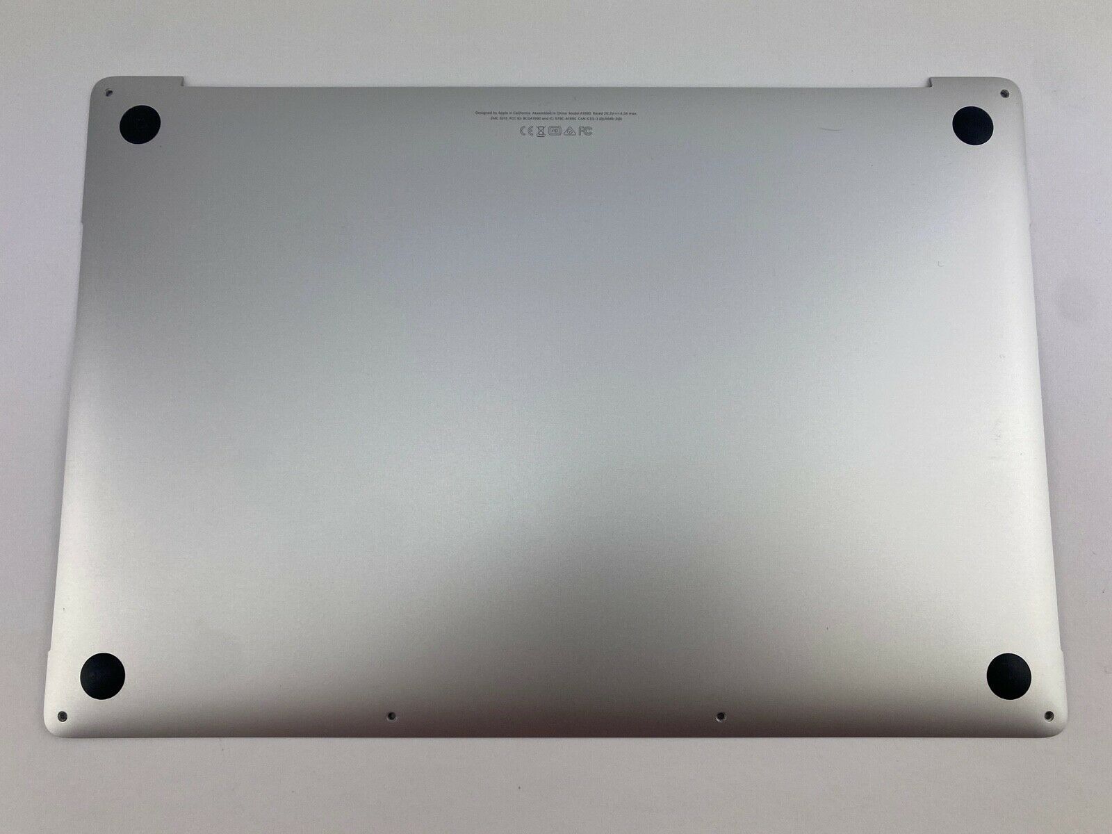 Apple MacBook Pro 15" A1990 2018 - 2019 Silber Bodenplatte
