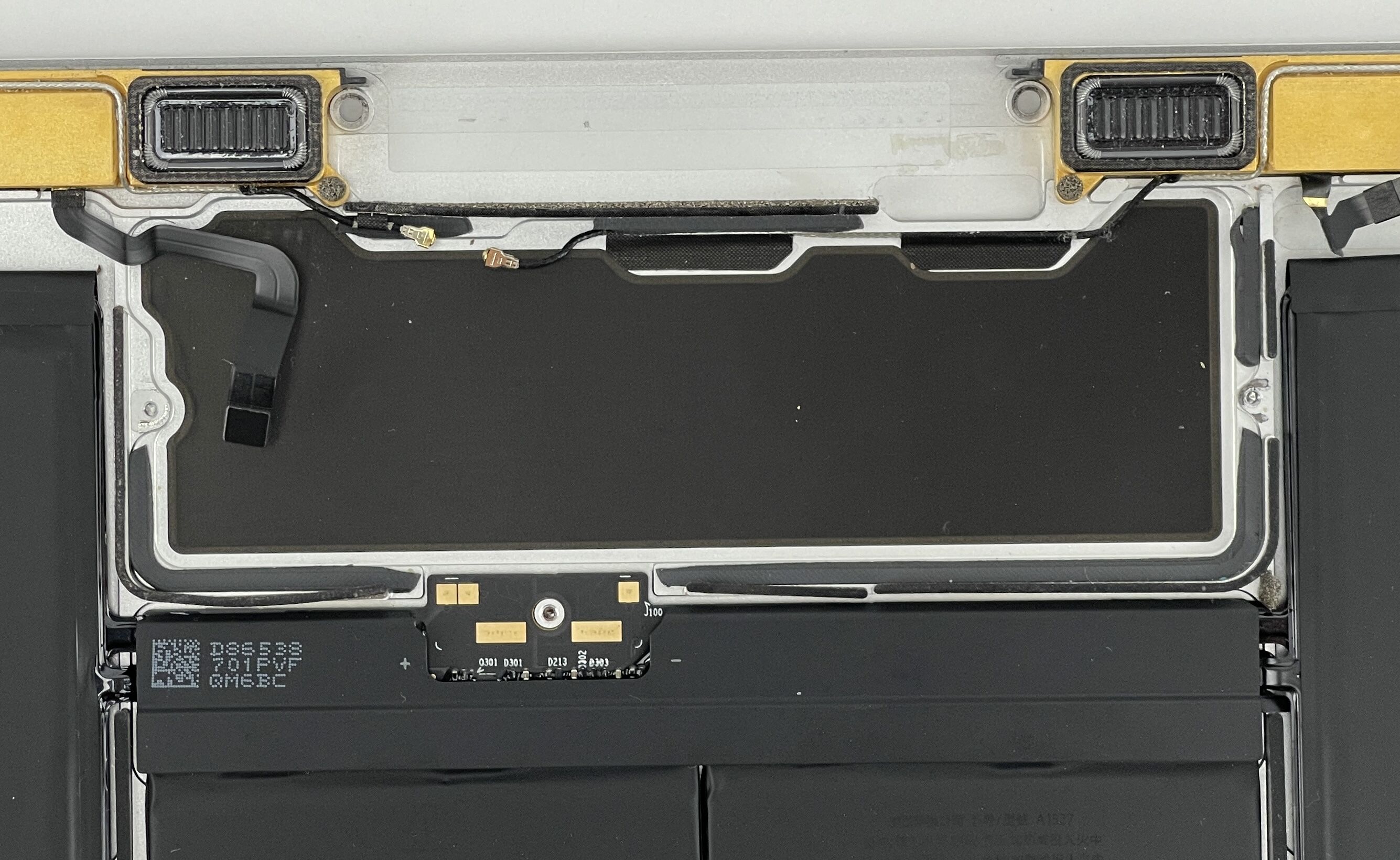Apple MacBook 12" A1534 2015 - 2017 Silber Bodenplatte