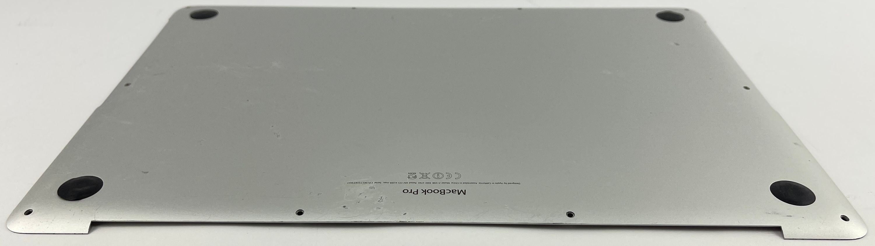 Apple MacBook Pro 15" A1398 Ende 2013 - 2015 Silber Bodenplatte